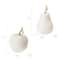 American Art Decor Cream Apple & Pear Fruit Tabletop Décor Set